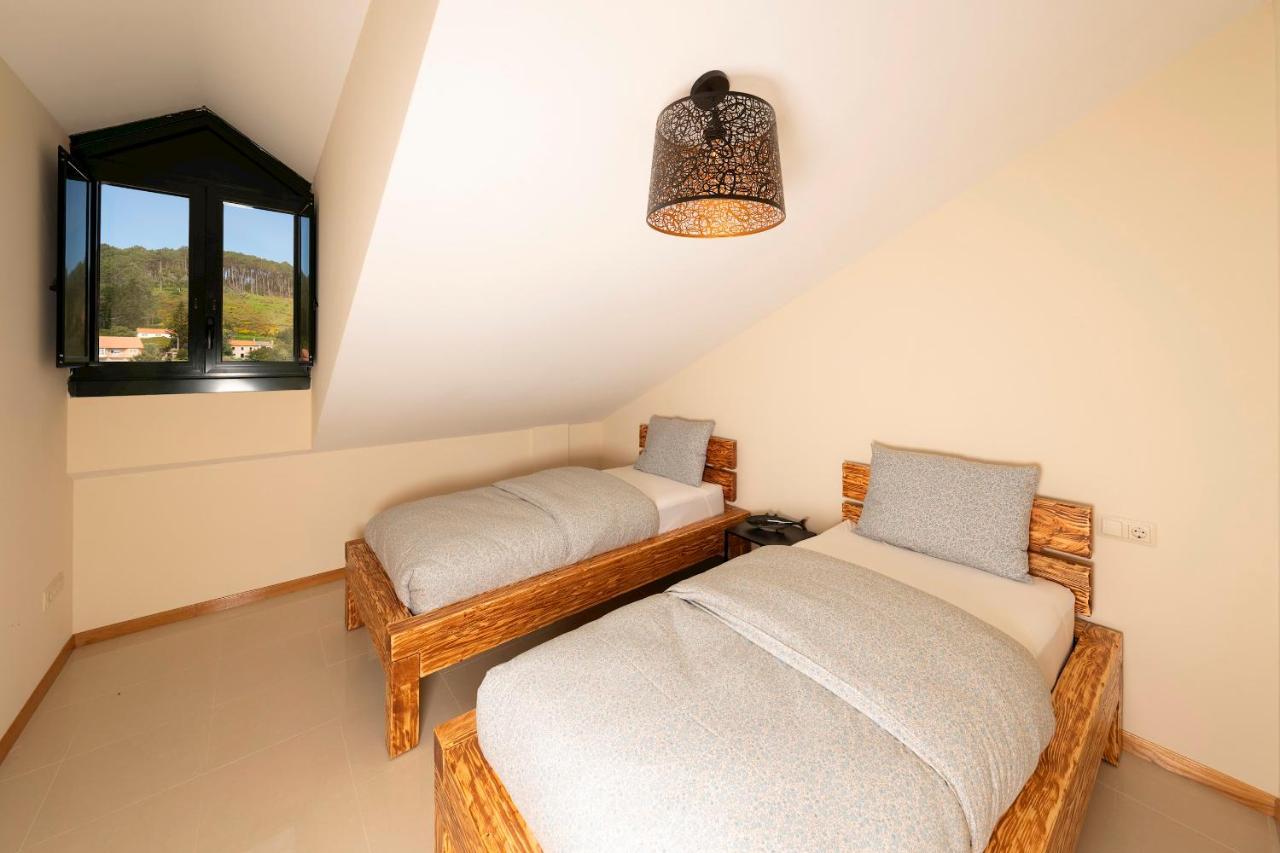 Apartamento Lura De Fisterra Playa De Langosteira En Finisterre Con Vistas Al Mar San Martin de Arriba Ngoại thất bức ảnh